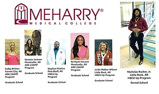 UAPB has six students planning to attend Meharry Medical College. (Special to The Commercial)